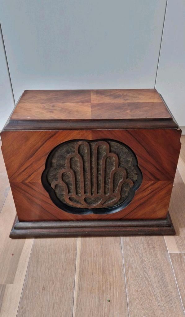 Antieke luidspreker ca. 1930, conus intact, Antiek en Kunst, Antiek | Tv's en Audio, Ophalen of Verzenden