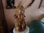 afrikaans vrouwenbeeld in hout, Antiek en Kunst, Ophalen
