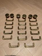 goud kleurige (kast) klinken, Huis en Inrichting, Ophalen, Gebruikt