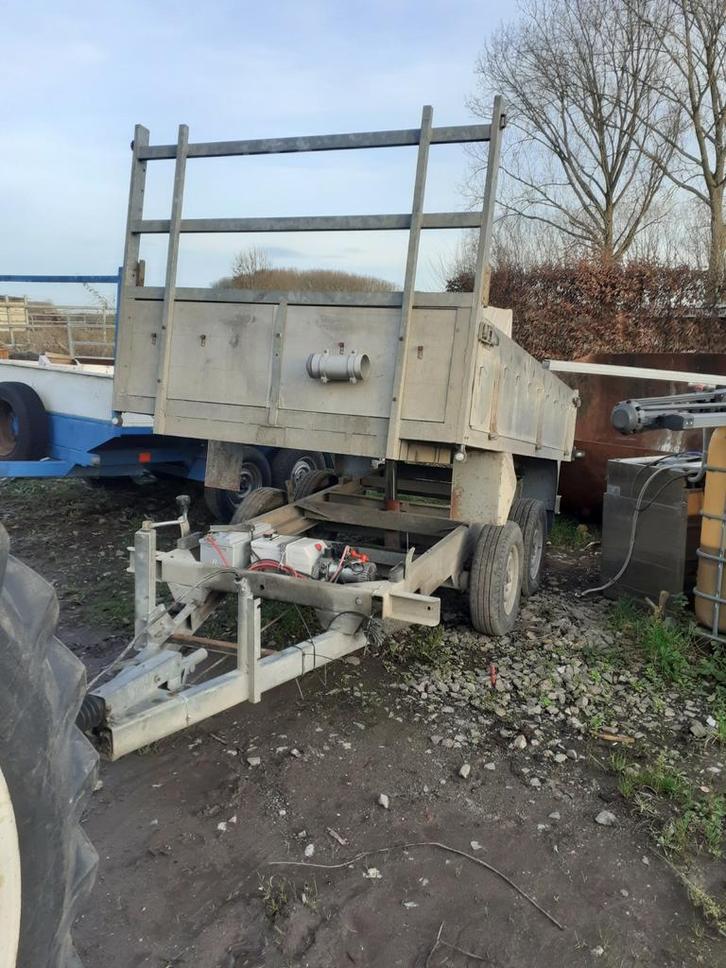 2 remorques basculante électrique, Autos : Divers, Remorques, Comme neuf, Enlèvement