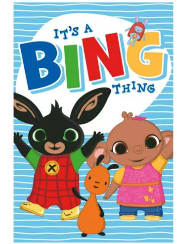 Bing Konijn Fleece Deken - Bing Thing beschikbaar voor biedingen