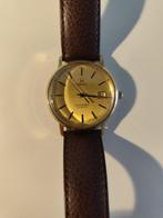 Omega Seamaster kwarts horloge, Ophalen, Leer, Polshorloge, Zo goed als nieuw