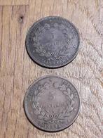 2 pièces de 5 centimes - France, Enlèvement ou Envoi, Monnaie en vrac, France, 5 centimes