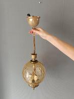 Vintage hanglamp met koper, Comme neuf, Enlèvement