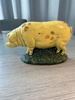 Vintage gietijzer  deurstop varken, Ophalen