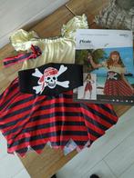 Verkleedkleding: Piratenmeisje maat 8-10 jaar., Fille, Utilisé, 134 à 140, Enlèvement ou Envoi