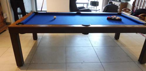 Pooltafel - rosewood 8 feet  -  1950, Sport en Fitness, Biljarten en Poolen, Nieuw, Pooltafel, Ophalen of Verzenden