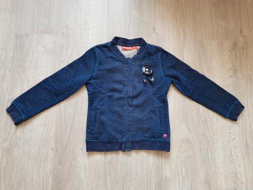 Vestje blauw glitter Someone - maat 116, Kinderen en Baby's, Kinderkleding | Maat 116, Gebruikt, Meisje, Trui of Vest, Ophalen of Verzenden