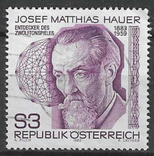 Oostenrijk 1983 - Yvert 1562 - Josef Matthias Hauer (ST), Postzegels en Munten, Postzegels | Europa | Oostenrijk, Gestempeld, Verzenden