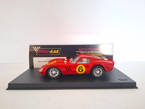 Pink Kar Ferrari 250 Gto John Surtees 1962 Ref Nr CV057, Kinderen en Baby's, Speelgoed | Racebanen, Nieuw, Racebaan, Elektrisch