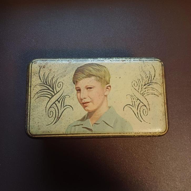 Oude metalen doos „Prince of Liège”, Verzamelen, Blikken, Ophalen of Verzenden