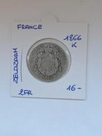 France 2 fr 1866 K AG zeldzaam, Ophalen of Verzenden