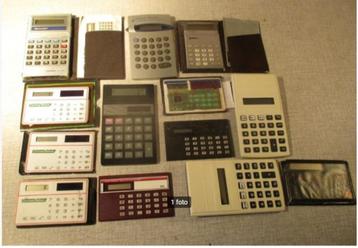 Beau lot de toutes sortes de calculatrices rétro, Envoi, Comme neuf