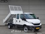 Iveco Daily 35C16 3.0L Open Laadbak met Kist Dubbel Cabine 3, Auto's, Stof, Gebruikt, Euro 6, 4 cilinders