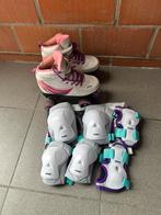 Rolschaatsen maat 33-34 met set beschermers, Kinderen en Baby's, Ophalen, Gebruikt
