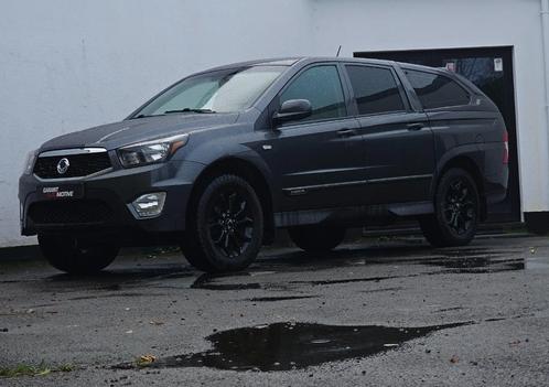 SsangYong Actyon 2.2 Turbo 4WD ANDROID/APPLE CARPLAY *BLACK, Auto's, SsangYong, Bedrijf, Te koop, Actyon Sports, 4x4, ABS, Achteruitrijcamera