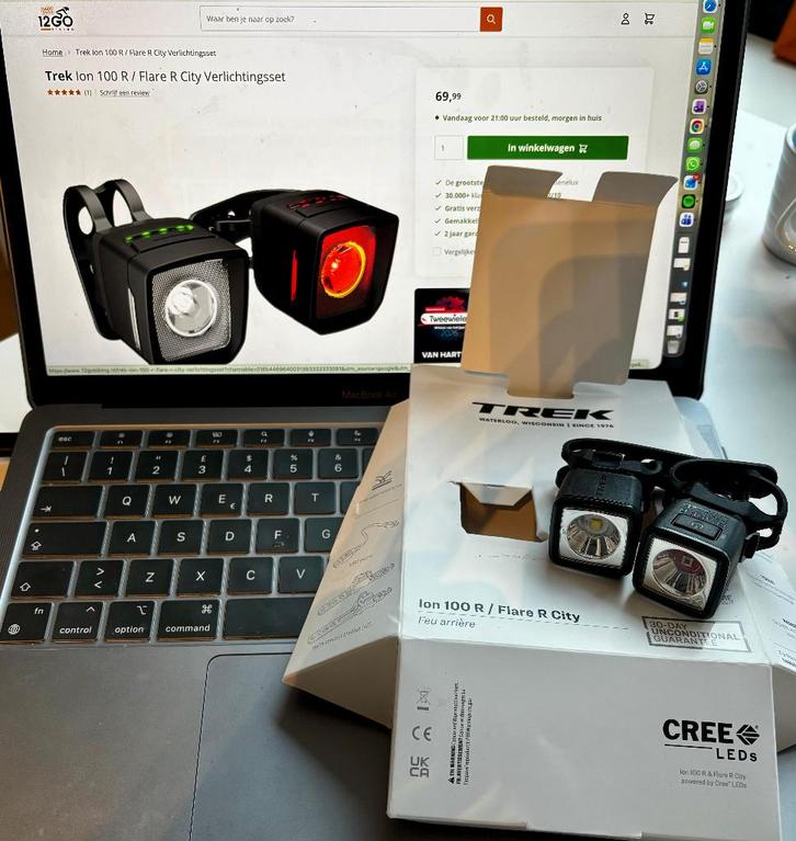 Trek Ion 100 R / Flare R City Verlichtingsset, Fietsen en Brommers, Fietsaccessoires | Fietsverlichting, Verlichtingsset, Nieuw