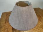 Linnen Lampenkap, Ophalen, 25 tot 50 cm, Bruin, Rond