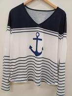 longsleeve anker Mt xxl(48/50), Kleding | Dames, Grote Maten, Ophalen of Verzenden, Zo goed als nieuw, Blauw, Trui of Vest