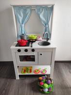 Kraaknette speelgoedkeuken Ikea met keukengerei, Ophalen, Zo goed als nieuw, Hout, Speelkeuken