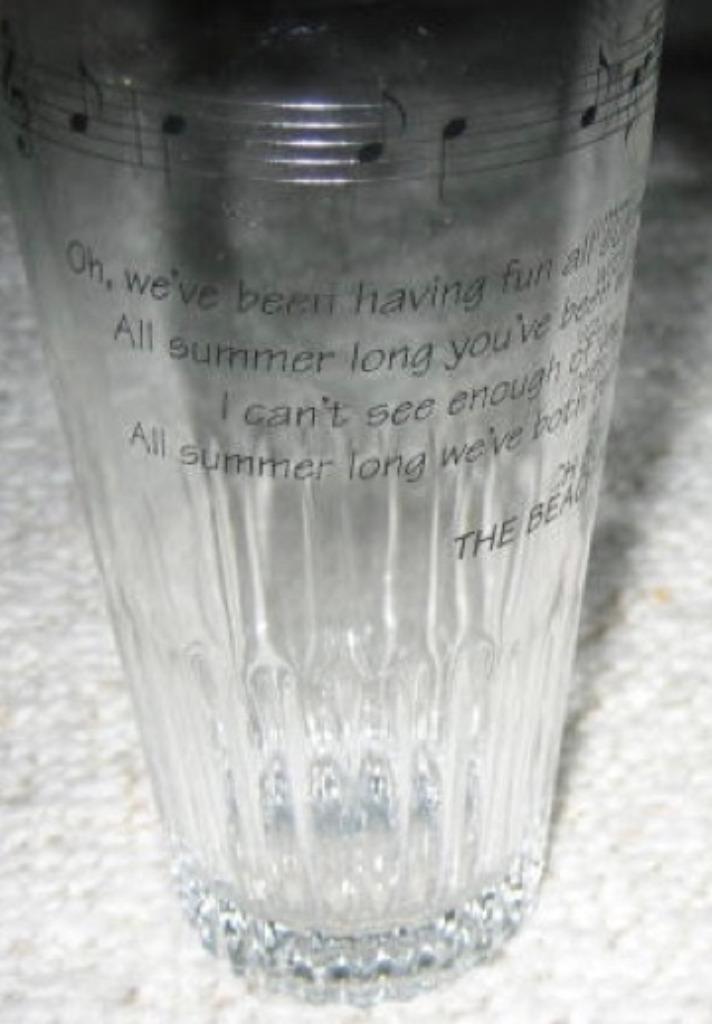 Pils glas " The Beach Boys " verzamelen, Verzamelen, Glas en Drinkglazen, Gebruikt, Ophalen of Verzenden
