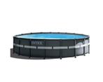 Intex XTR Ultra Frame rond zwembad 549cm, Tuin en Terras, 300 cm of meer, 400 cm of meer, Rond, Gebruikt