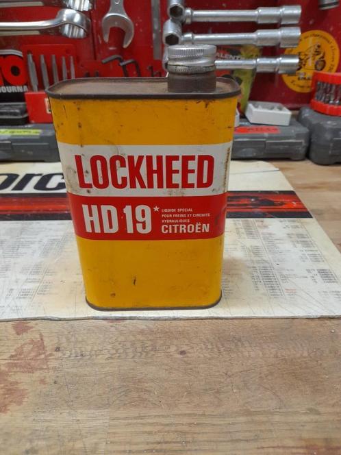 oude lege oliekan Lockheed Citroen Hd19, Verzamelen, Merken en Reclamevoorwerpen, Gebruikt, Overige typen, Verzenden