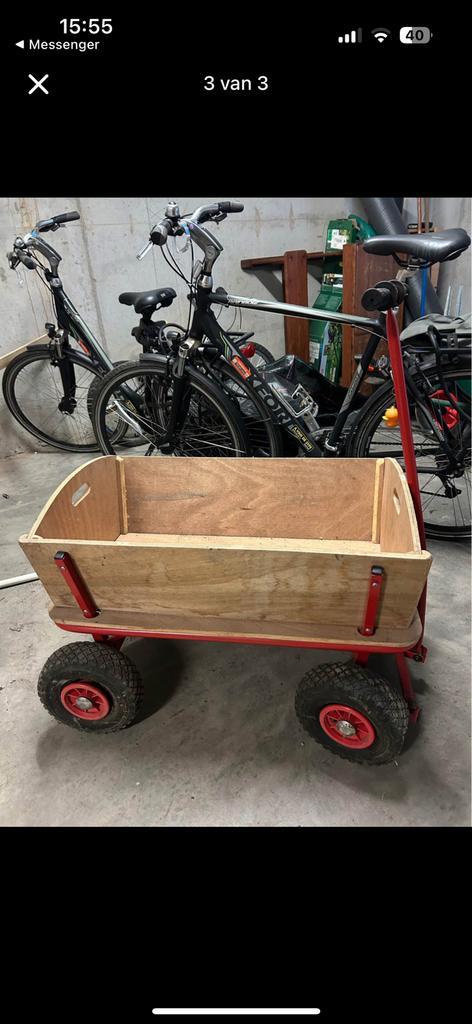 Bolderkar hout, Caravans en Kamperen, Bolderkarren, Zo goed als nieuw, Ophalen