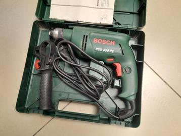 Bosch foreuse 650 watts avec coffret beschikbaar voor biedingen