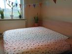 Bed + matras (Ikea), Huis en Inrichting, Ophalen, Bruin, 210 cm, Tweepersoons