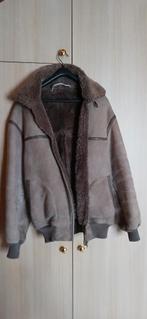 Blouson mouton retourné T50, Enlèvement, Porté, Autres tailles, Beige
