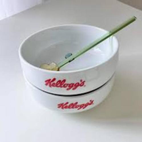 Kellogg's Kom Begin '80  GLOEDNIEUW in doos (6 beschikbaar), Antiquités & Art, Antiquités | Céramique & Poterie, Enlèvement