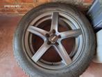Winterbande op velg, Auto-onderdelen, Ophalen, Gebruikt, Banden en Velgen, 17 inch