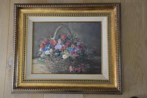 schilderij bloemenmand, Antiquités & Art, Art | Peinture | Classique, Enlèvement