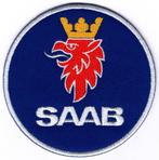 Saab stoffen opstrijk patch embleem #2, Verzamelen, Verzenden, Nieuw