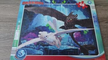 puzzel 48stukjes how to train your dragon beschikbaar voor biedingen