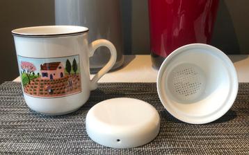 Villeroy & Boch Design Naif Theemok met zeef en deksel beschikbaar voor biedingen