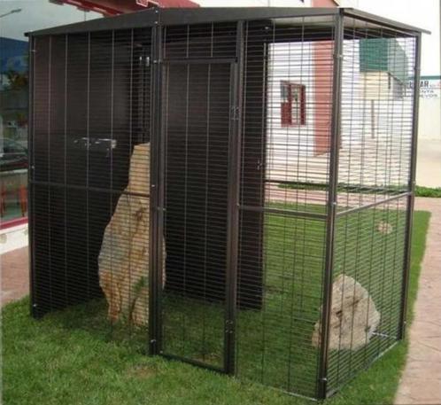 Volière de jardin 2x1x2 m cage ara cage perroquet amazon, Animaux & Accessoires, Oiseaux | Cages & Volières, Neuf, Volière, Métal