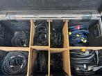 Groot lot DMX kabels / XLR kabels. Neutrik - Incl Flightcase, Enlèvement, Comme neuf, Lumières