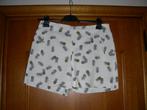 Wit short met ananassen, Zara, maat : Large, Taille 42/44 (L), Enlèvement ou Envoi, Zara, Comme neuf