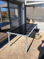 Tuintafel + 4 tuinstoelen, Tuin en Terras, Ophalen, Gebruikt, Aluminium