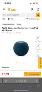 Appel homepod mini, Audio, Tv en Foto, Luidsprekerboxen, Ophalen, Zo goed als nieuw