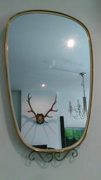 Vintage Deknudt spiegel retro Mirror 60s, Gebruikt, Ophalen