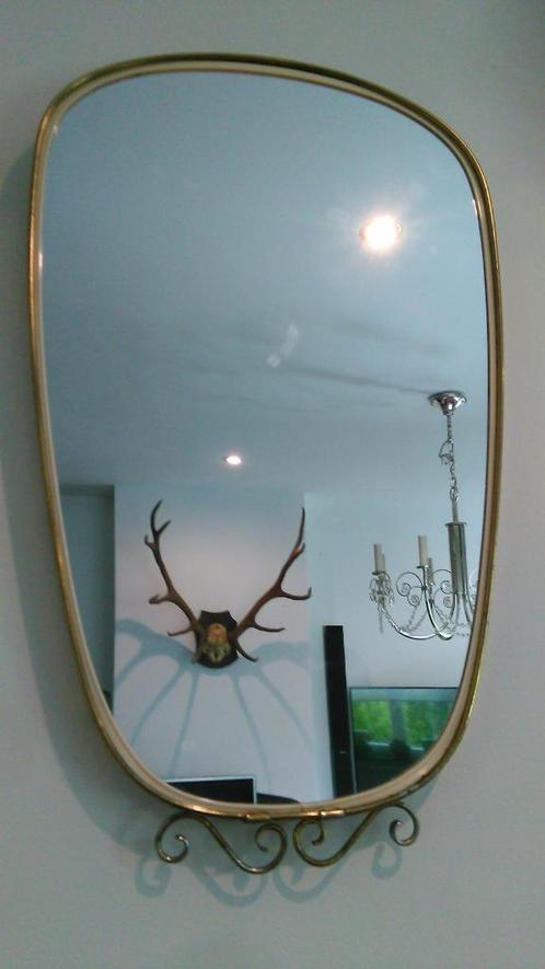 Vintage Deknudt spiegel retro Mirror 60s, Huis en Inrichting, Woonaccessoires | Spiegels, Gebruikt, Ophalen