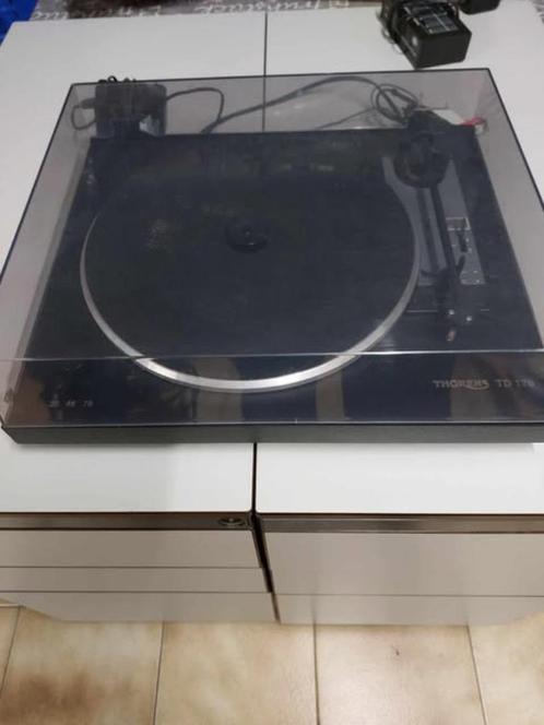 thorens td 170 + tc750 preamplifier, Audio, Tv en Foto, Platenspelers, Gebruikt, Platenspeler, Thorens, Automatisch, Ophalen