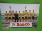 wielerkaart 1994 team saeco  bartoli  chioccioli  baffi, Verzenden, Zo goed als nieuw