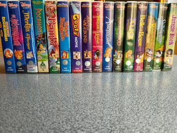 Leuke verzameling originele Disney VHS tekenfilms