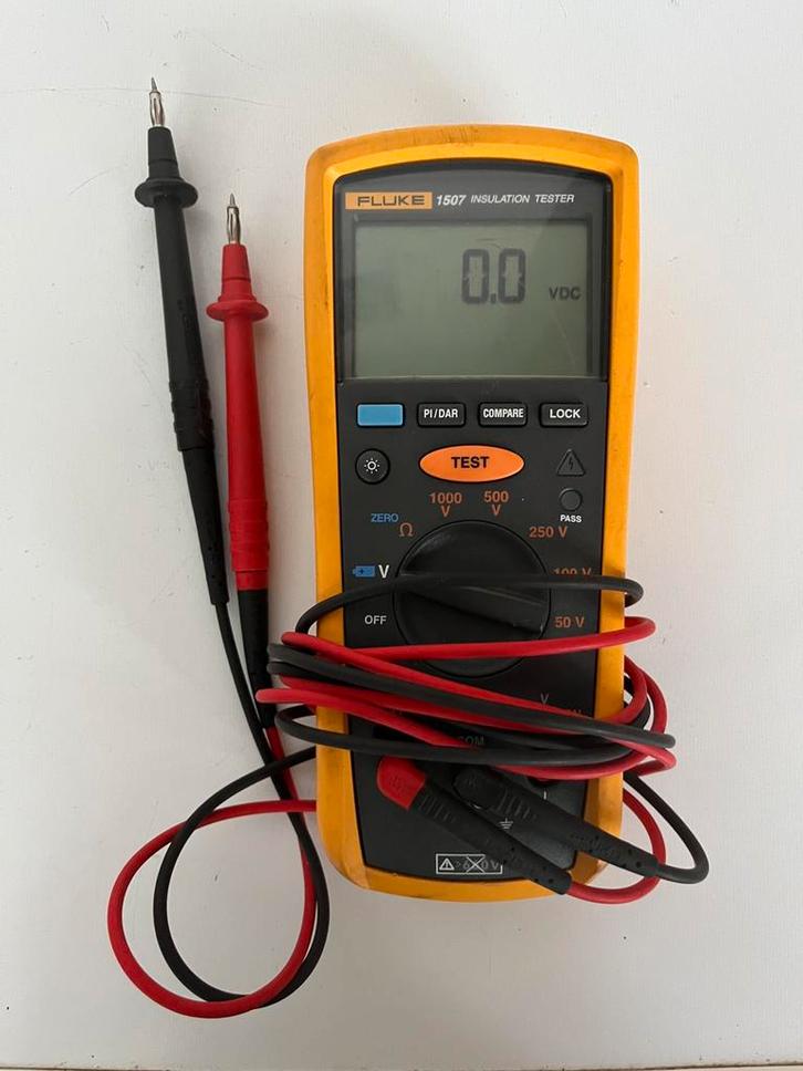 Fluke 1507 – Testeur d’isolement professionnel, Doe-het-zelf en Bouw, Meetapparatuur, Zo goed als nieuw, Ophalen of Verzenden