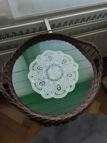 Dienblad met sierlapje ! NOSTALGIE jaren 60 ! beschikbaar voor biedingen