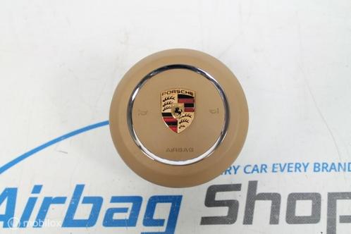 Stuur airbag beige Porsche Cayenne (2017-heden), Auto-onderdelen, Besturing, Gebruikt, Ophalen of Verzenden